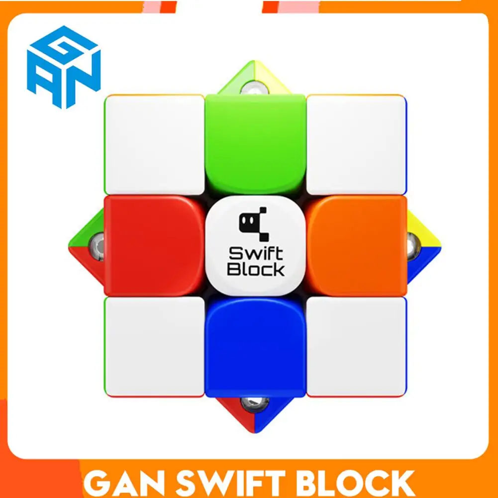 

Gan Swift Block 355s 3x3 Magnetic Magic Speed Cube Stickerless Professional Educational Toys Cubo Magico Puzzle