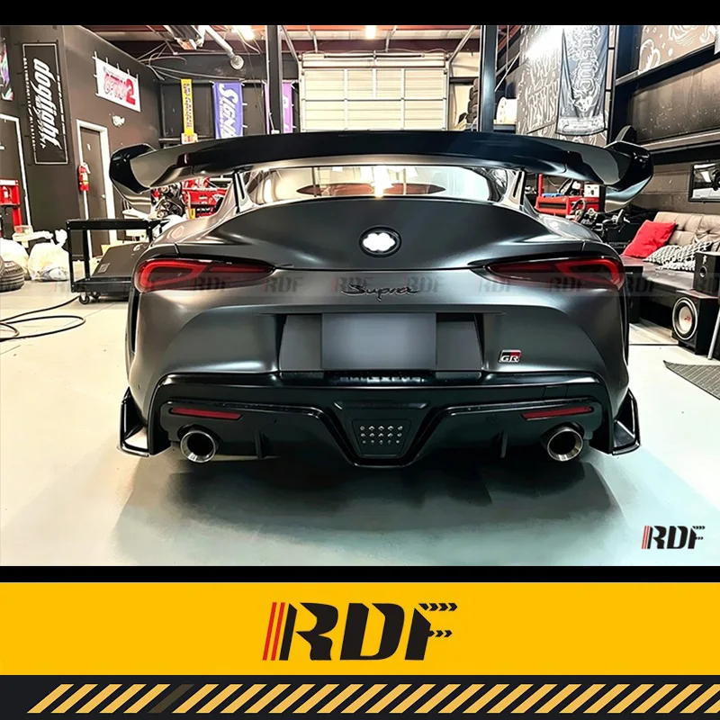 Suitable for Toyota Supra Bull Demon King A90 Rear Spolier Carbon Fiber ADR V2 Tail Wing Rear Trunk Wings Modify Parts Body kit