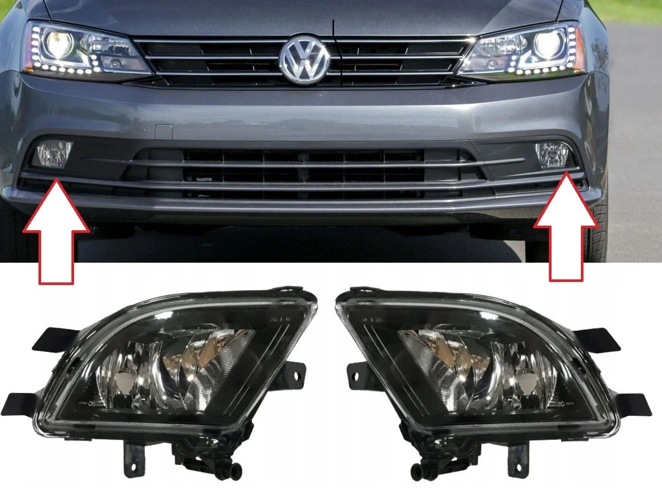 

5C7941699Q 5C7941700Q для Volkswagen Sagitar Jatta MK6 2015 2016 2017 2018, левая и правая передняя противотуманная фара, аксессуары подходят