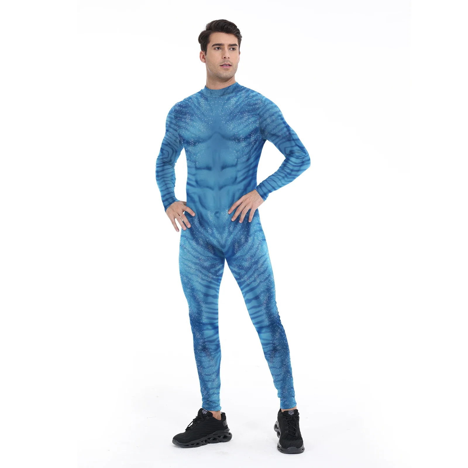 Avatar Familien-Outfits, Film-Avatar-Cosplay-Kostüm, 3D-Digitaldruck, Elastischer Zentai, Themenparty-Rollenspiel-Outfits – Detail 7
