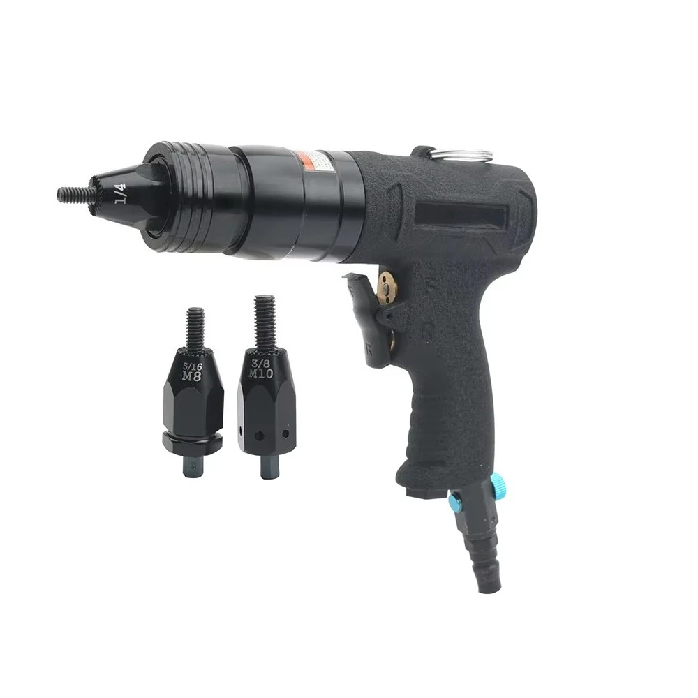 

1/4" 5/16" 3/8" Pneumatic Nut Riveter Self-Locking Air Pull Setter Tool Riveting Gun