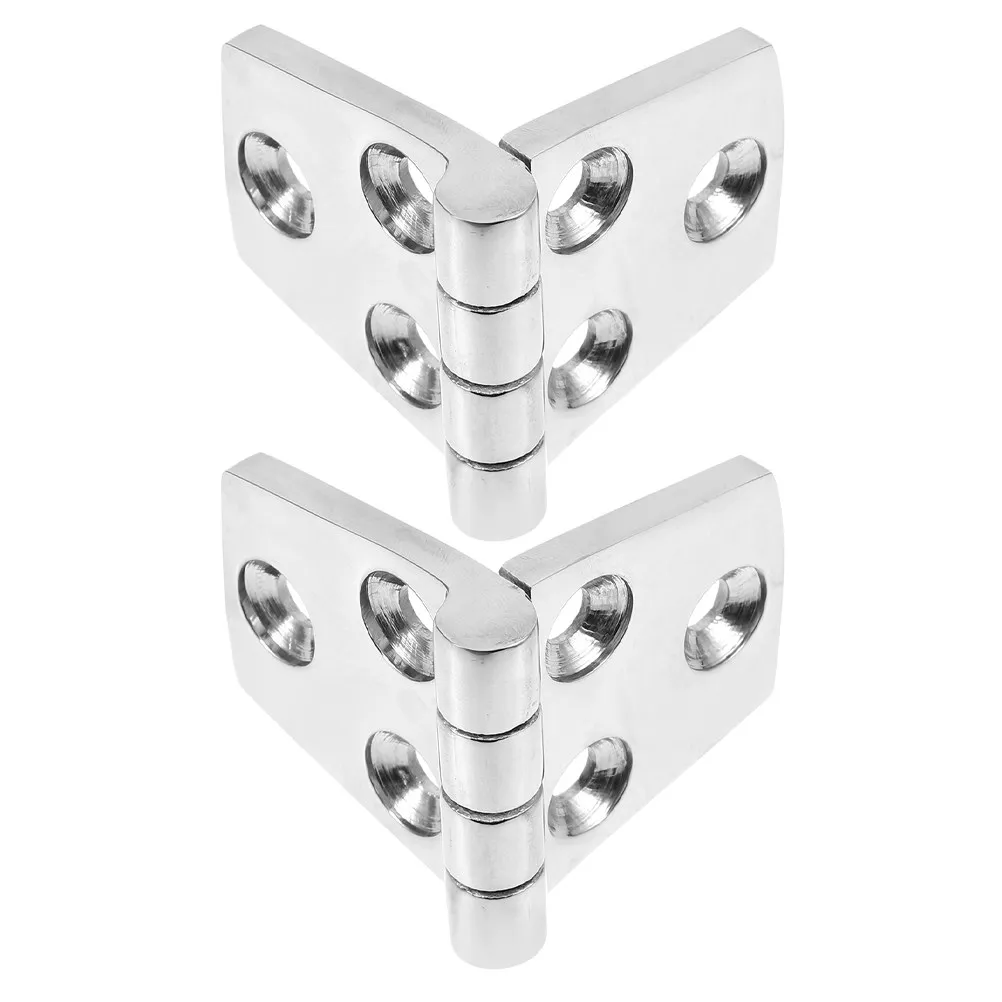 

2 шт. морских петель из нержавеющей стали, сверхмощные петли для люков лодок, для дверей шкафов автодомов, яхт, прицепов, скрытые, пружинные