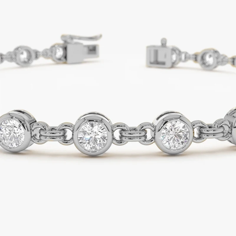 Thumbnail 3 - #62 Top Moissanite Tennis Bracelets Picks for Every Budget