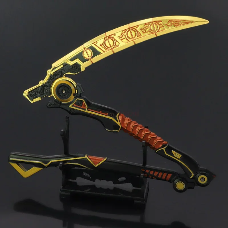 Apex Legends Revenant Heirloom Death Grip Curve Detachable Fold Game Peripheral 30cm Metal Sword Weapon Model Toys Boys Gifts