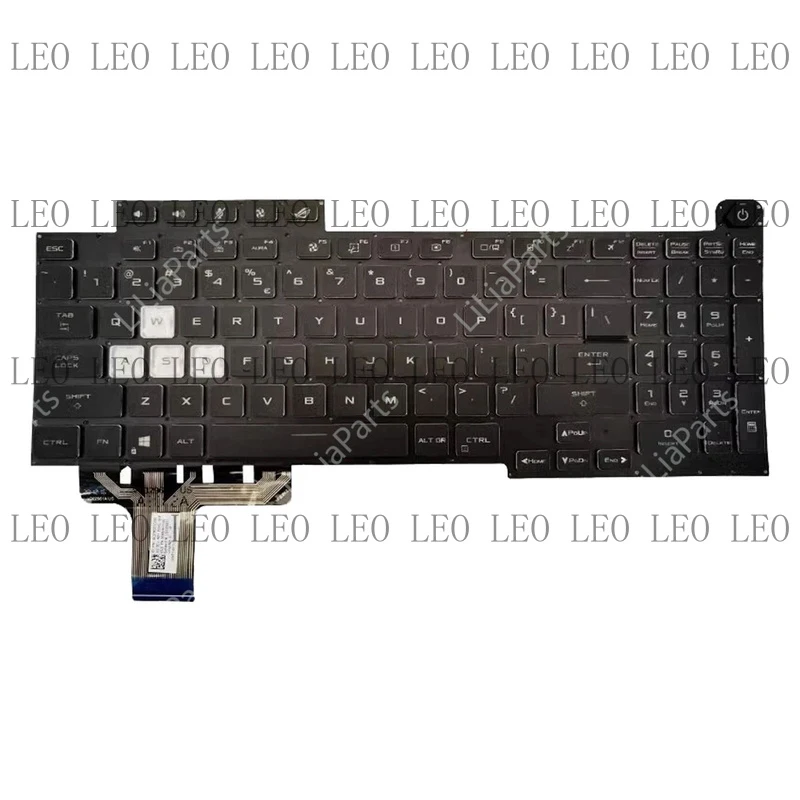 WW  US Layout Keyboard for Asus ROG Strix G17 G713 G713Q G713QE RGB Backlit