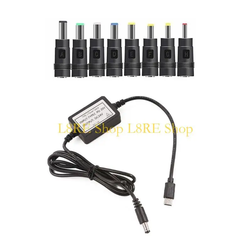 L8RE Converter with Various Converter Heads Suitable for Multiple Devices