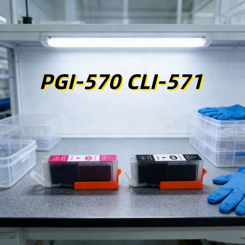 

2Set MG5750 MG5751 MG5752 Compatible ink Cartridge PGI-570 CLI-571 For Canon PIXMA MG5753 MG6850 MG6851 MG6852 printer