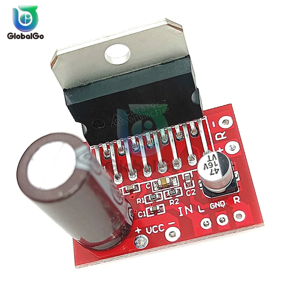 لوحة مضخم صوت CD7379 38W وحدة لوحة ستريو صغيرة صوت مضخم صوت مزدوجة القنوات