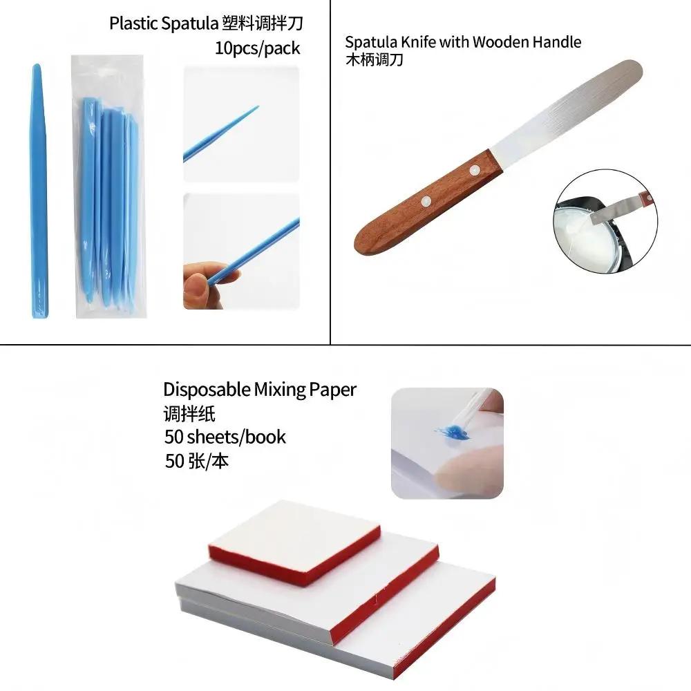 Dental Mixing Spatula Plastic Cement Powder Plaster Knife /Mixing Paper