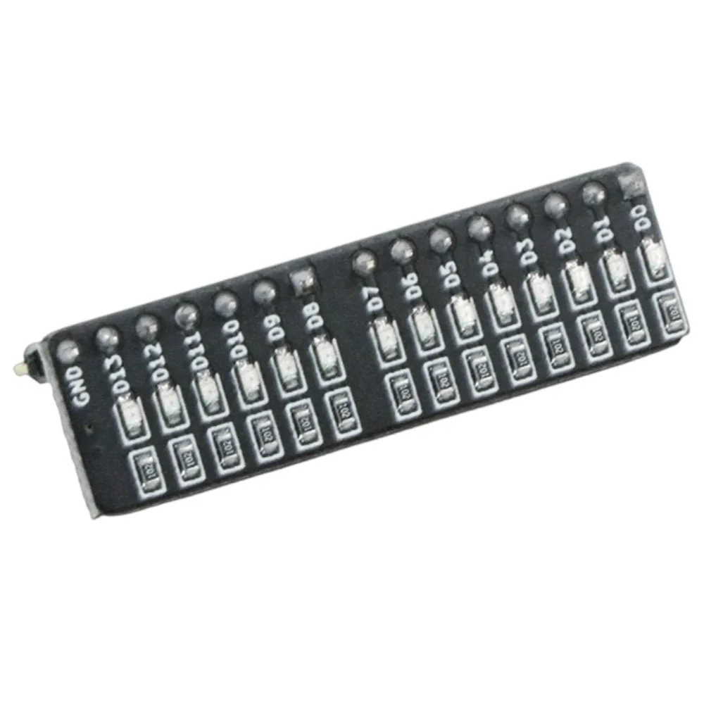 Arduino UNO R3 LED Chaser PCB Module D0-D13 Pin Full Coverage Common Cathode Running Water Light for Arduino Starter Kit DIY