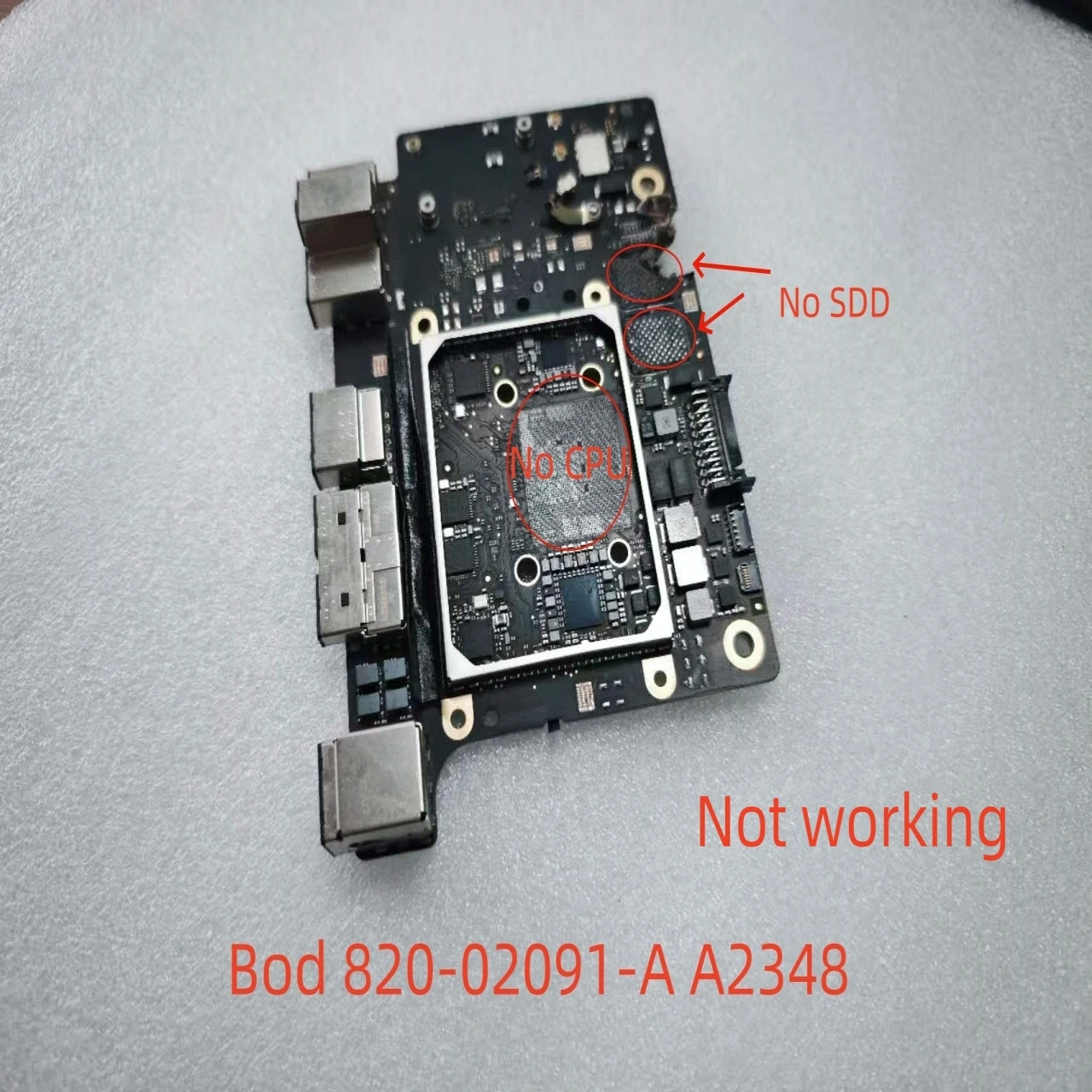 For Mac mini A2348 M1 2020 Logic Board Mainboard 820-02091-A Maintenance Auxiliary Materials Not Woking