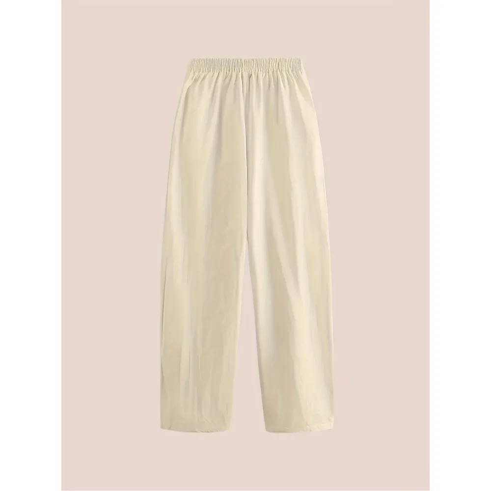 Plus Size 1XL-5XL Women's Print Trousers Comfortable Knitted Pants Fashion for All Seasons Fitted Design for Everyday Wear