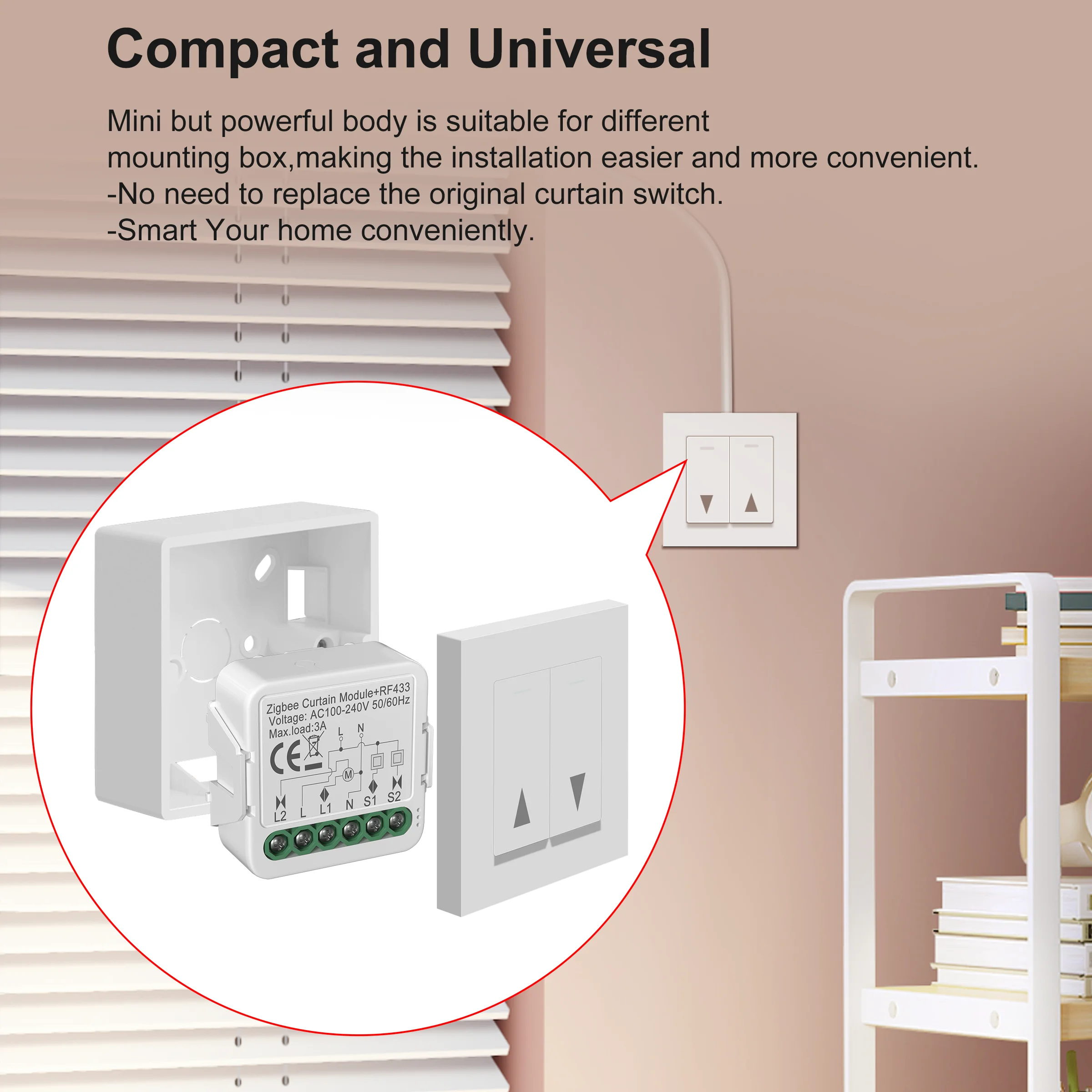 GIRIER Tuya ZigBee Smart Curta - Smart Home Z Wave recension och pris