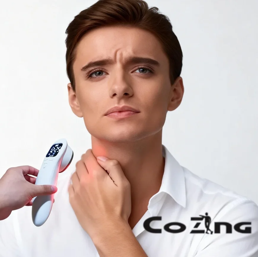 

【Портативное облегчение боли】COZING 650 нм 808 нм Ручное устройство для холодной лазерной терапии | Оборудование для облегчения боли в мышцах и артрите