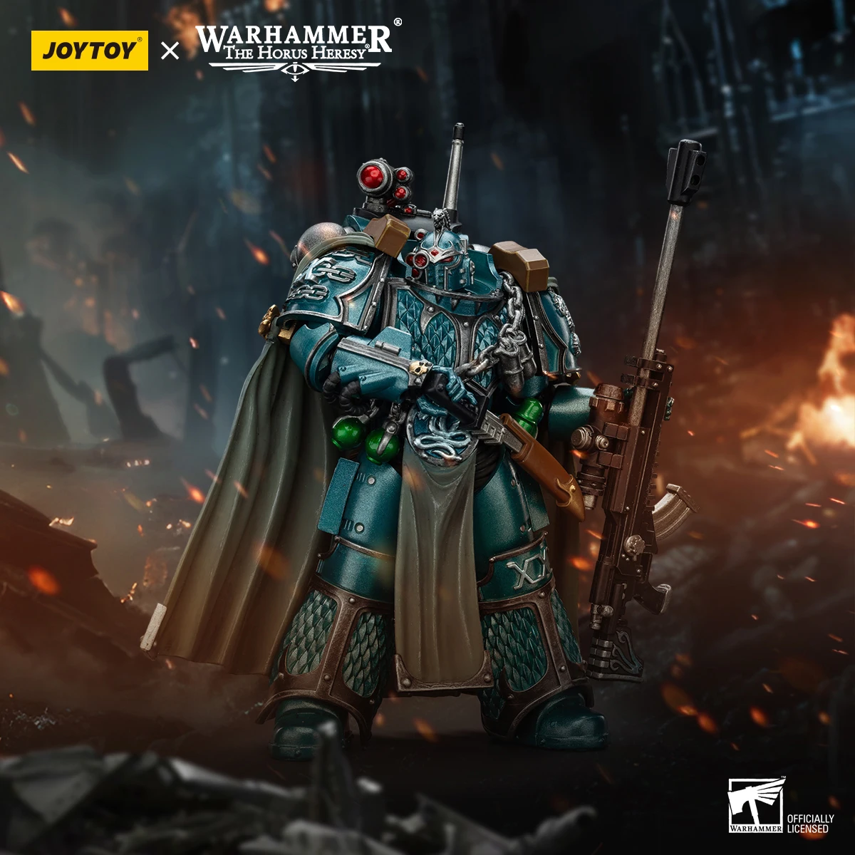 

Предзаказ: JOYTOY Warhammer 40K The Horus Heresy Alpha Legion Exodus Headhunter Prime — коллекционная фигурка 1/18