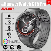 New For Huawei Watch GT5 Pro Smart Watch HD AMOLED Screen NFC GPS Tracker Bluetooth Call Health Waterproof Smartwatch Men Women