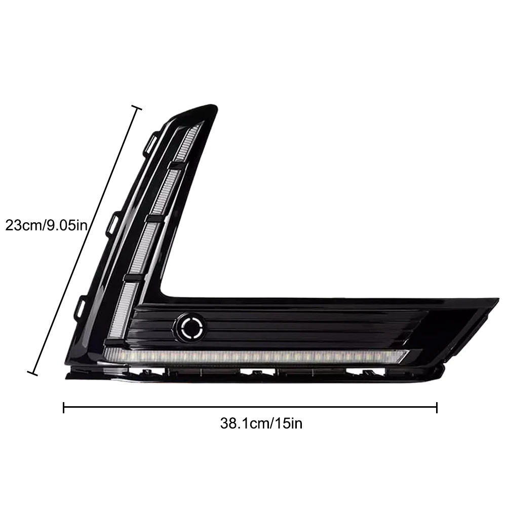 1 زوج السيارات النهار تشغيل أضواء السيارة الجبهة الضباب طقم مصابيح ضوء التخليص لهوندا CR-V CRV 2023 2024 2025 اكسسوارات السيارات