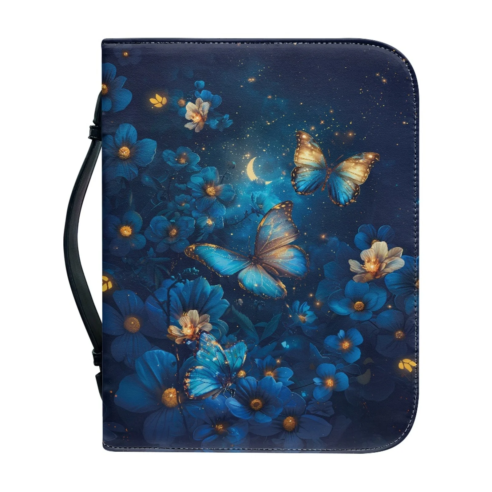 PENSTROLL Butterfly Bible Carrying Case PU Leather Large Capacity Bible Church Bags for Prayer 2026 Collection