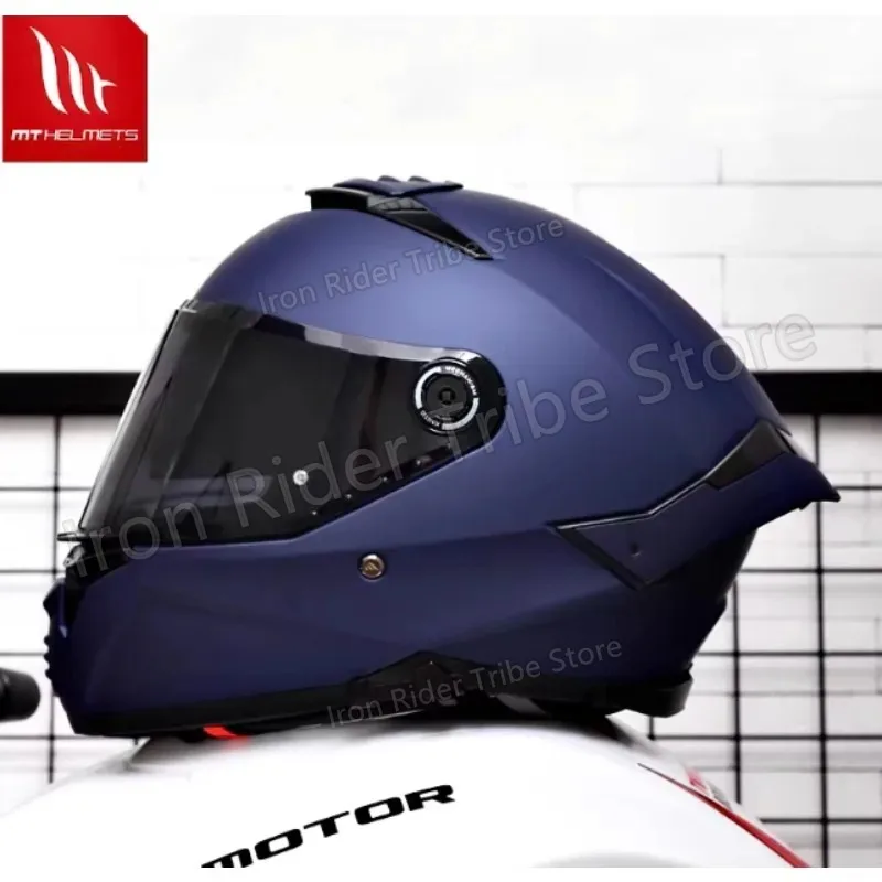 MT Stinger 2 Full Face Motorcycle Helmet ECE DOT Certified Dual Lens Racing Casco Moto Capacete Para Motocicleta