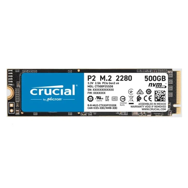 SSD P5 Plus M.2 2280 500GB PCI-Express 4.0 NVMe 3D NAND Internal Solid State Drive (SSD) CT500P5PSSD8