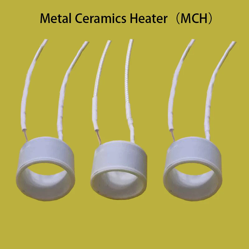 3/4/5/5. Tube creux annulaire en alumine HTCC, chauffage en céramique métallique MCH, AL2O3 PTC, cartouche thermique, 8mm, 10mm, ID, 3.7V, 5V, 12V,