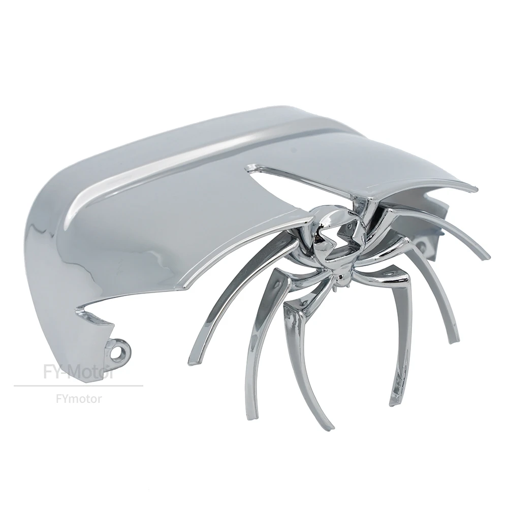 Задние фонари для мотоцикла, хромированная задняя крышка с пауком, подходит для Harley Low Rider FXDL Classic FLHTC