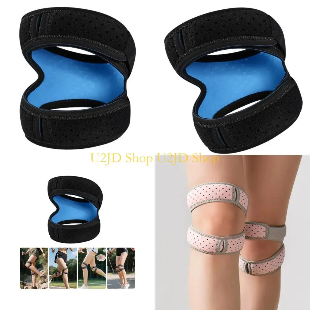 

U2JD Стабилизирующий коленный ремень коленного сустава для бега, езды на велосипеде, пеших прогулок и занятий спортом, коленный