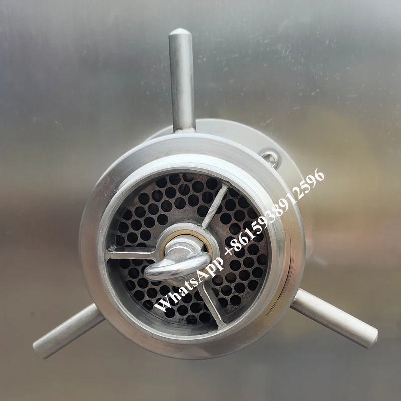 مفرمة اللحم المجمد التجارية ، أوتوماتيكية بالكامل ، 304 من الفولاذ المقاوم للصدأ ، الدهون ، معدات المفرمة دجاج كامل ، 4kW ، 500 كجم في الساعة