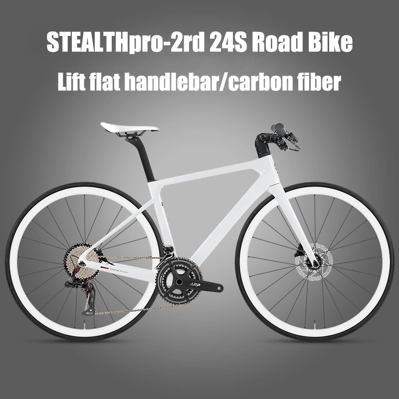 

Twitter Flat bar road bike Hydraulic disc brake 13/24 speed carbon fiber gravel bicicleta Lift stem 700*28C City Bicycle aldult
