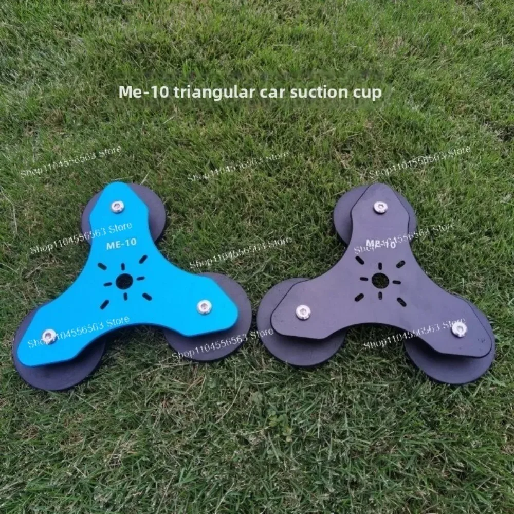 ME-10 Magnetic Triangle Mount Base for Vehicle Antenna – Heavy Duty 3-Leg Suction Platform for Mobile Ham Radio