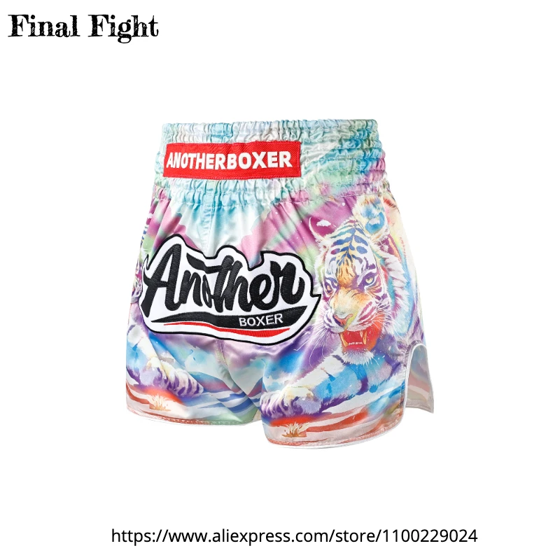 Athletics Muay Thai Shorts Men Boxing Shorts Women Kickboxing Short Boxing Trunks Classic Retro MMA Kickboxing Workout Clothing