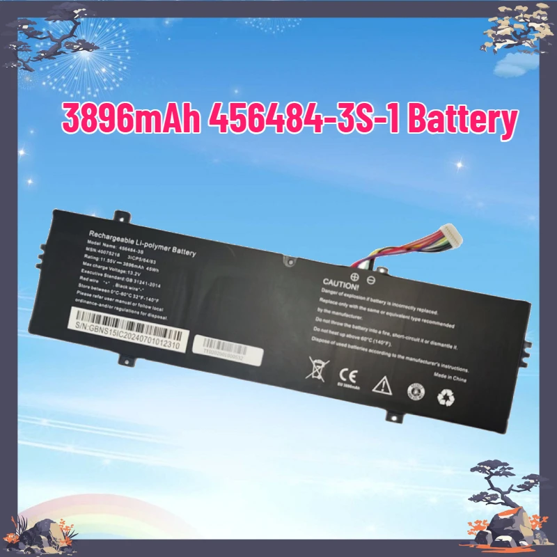 

3896mAh 456484-3S-1 Battery For Medion Akoya E14304 MD63780 E15303 MD62021 MD62113 MD62129 MD62130 MD62137 MD62284