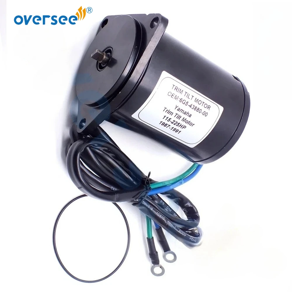 

Мотор наклона триммера 6G5-43880-00 для подвесного двигателя Yamaha 115-225HP 6G6 1986-1995 гг. Лодочный мотор 6G5-43880