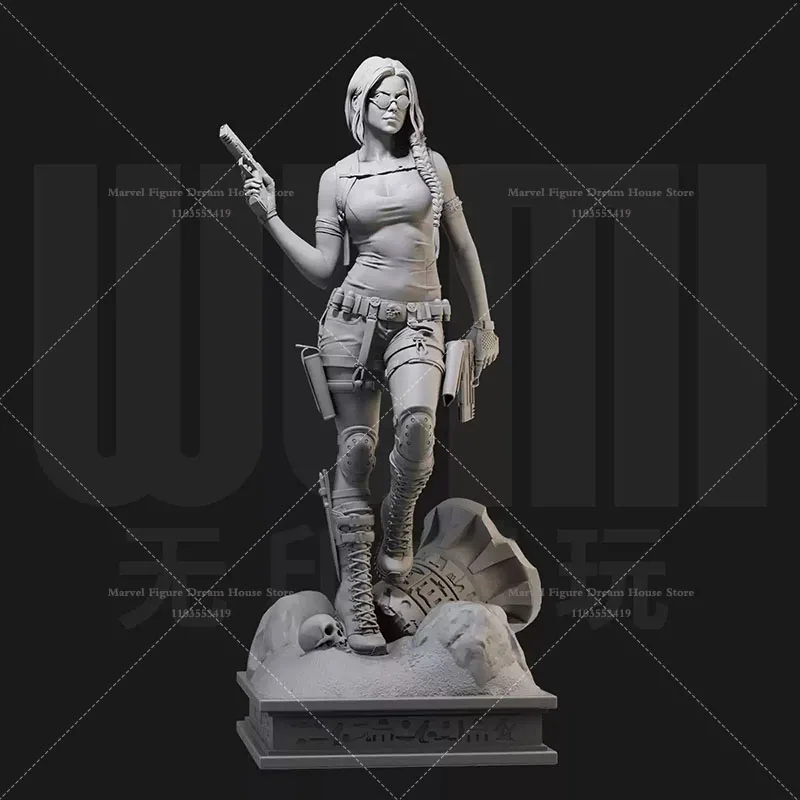1/24 1/18 Scale DIY Self-assembled GK 3D Resin Un-panited Dolls White Micro Female Model Genre-defining Action-adventure Games