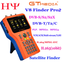 GTmedia V8 Finder Pro2  DVB-S2 DVB-T2 DVB-C AHD H.265 Satellite Meter Satellite Finder Spectrum Analyzer Satellite TV Receiver