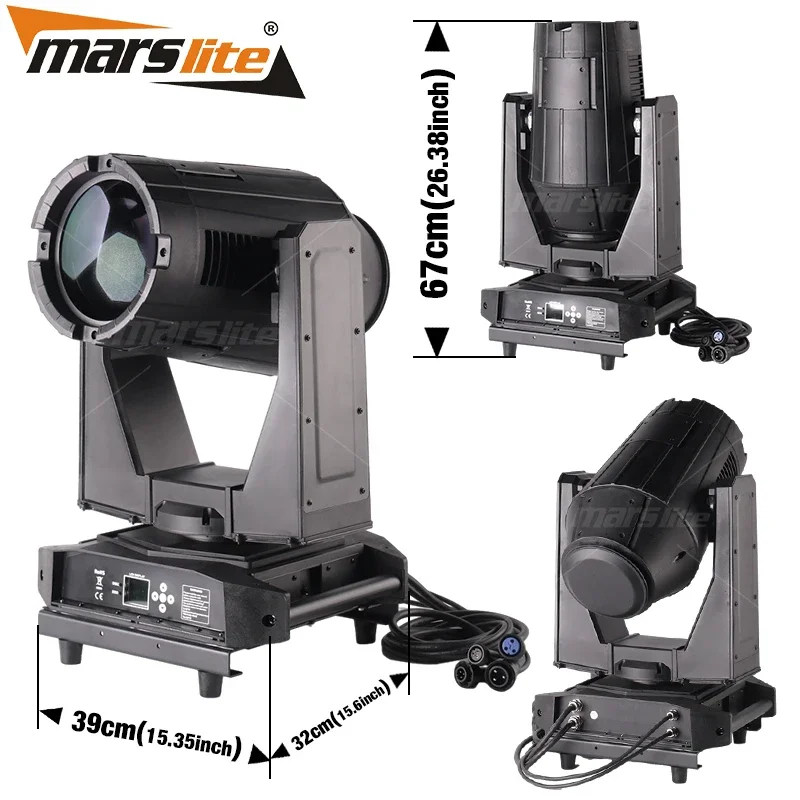 Marslite 380W waterproof moving head light outdoor ip65 moving head sky beam searchlight