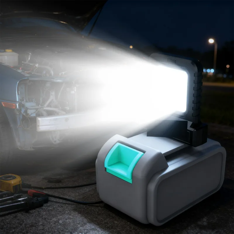 5/1Pcs LED Work Light Outdoor Construction Lamps Adjustable Plug Design Long-Lasting Light for Car Repair Camping Fishing Tools