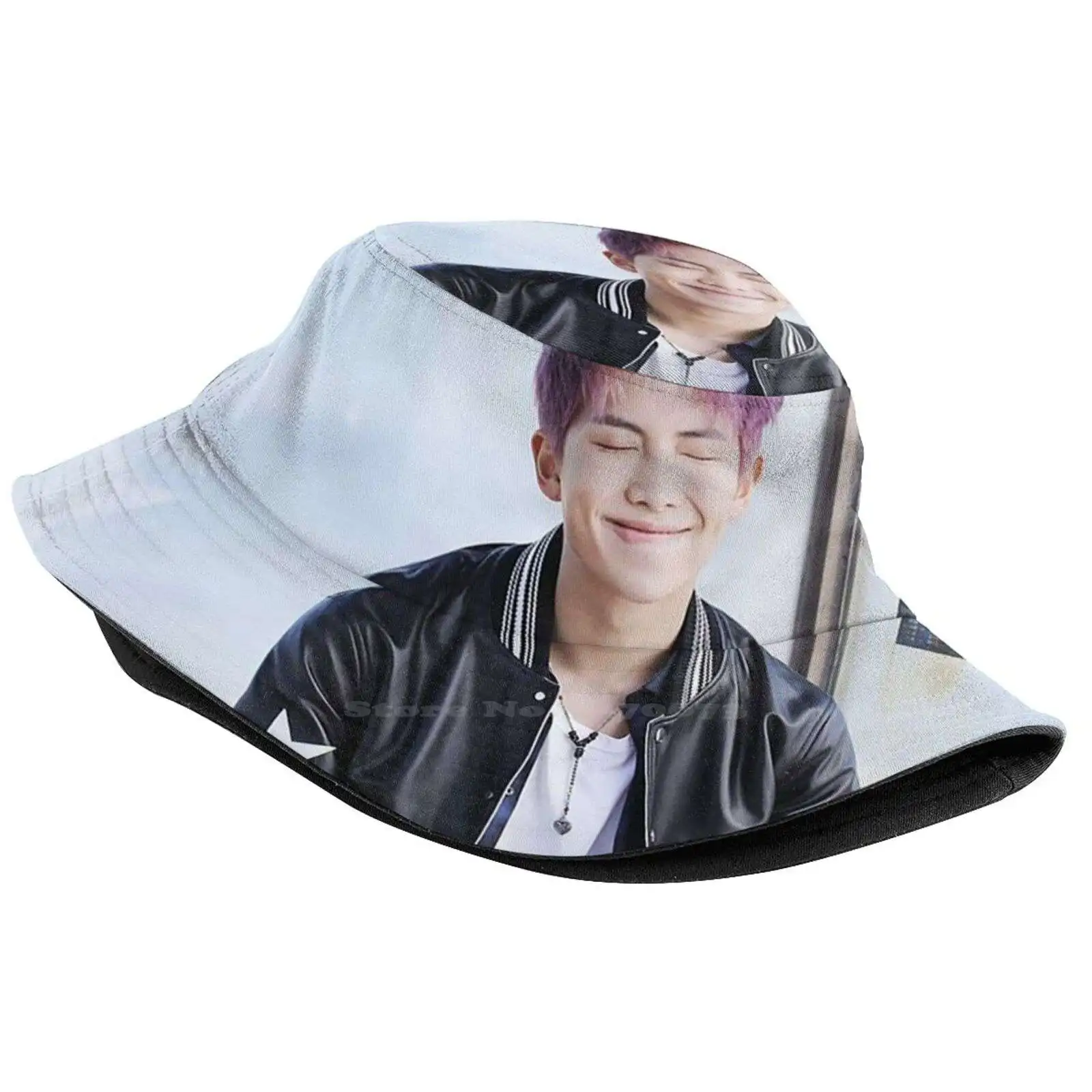 Rapmon - Korean Ladies Outdoor Sun Hat Bucket Cap Kpop Boy Band Kpop Bands Kpop Group Boys Kpop Music Park Jimin Kim Taehyung