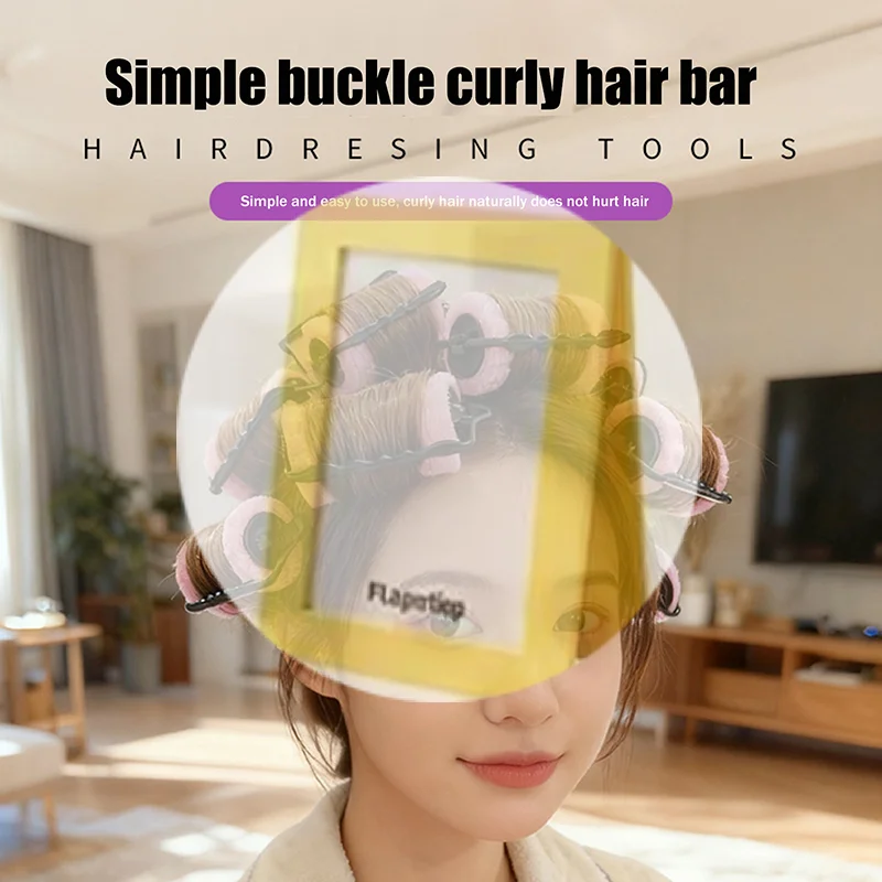 

[6/8pcs Soft Sponge Foam Cushion Hair Rollers Curlers Hair Salon Barber DIY Curls Hairdressing Kit DIY Home Hair Styling Tools