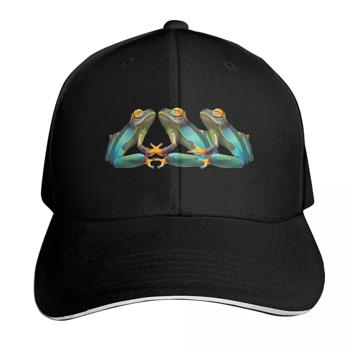 Enchanted Frogs Baseball Cap Curved Brim Classic Fit Low Profile Unstructured Unisex for Men Women