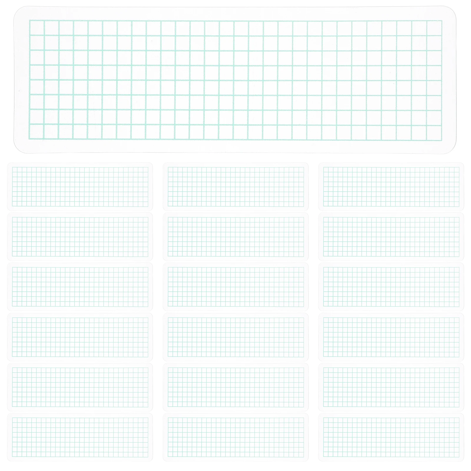 100Pcs Lightweight Tape Holders Plaid Pattern Boards with Grid Layout Portable Design for on-The-Go Creativity Tape Dispensing