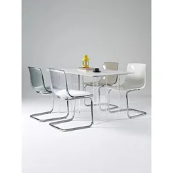 Acrylic chair transparent chair island table dining back dining chair Nordic ins simple Internet celebrity home Toya