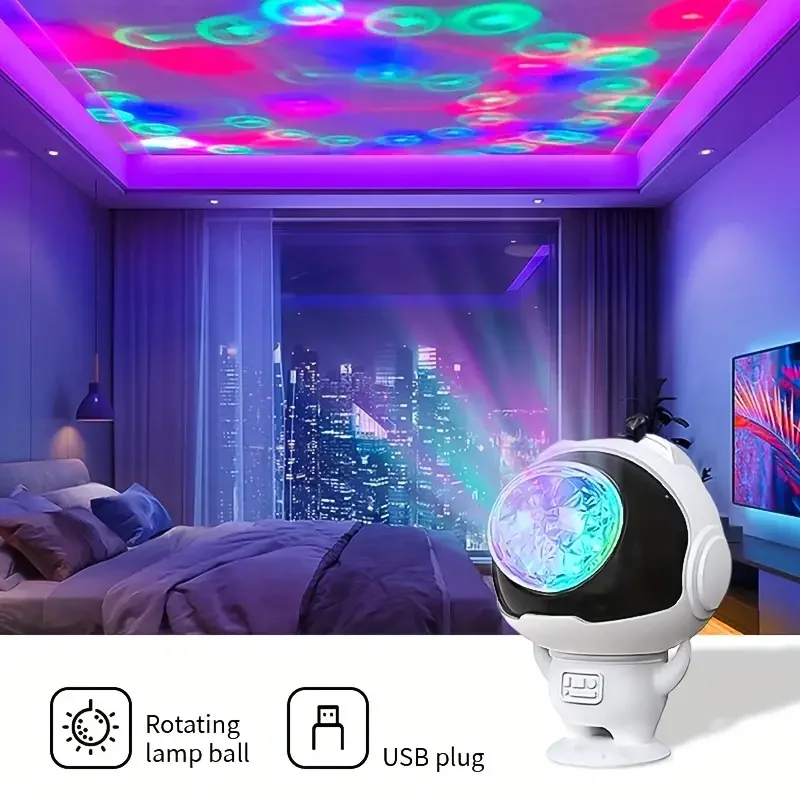 Starry Sky Rotating LED Night Light para crianças, Projetor Galaxy, Planetário, Star Night Lights, Moon Light, Gift Lamp for Kids, Bedroom Lamp