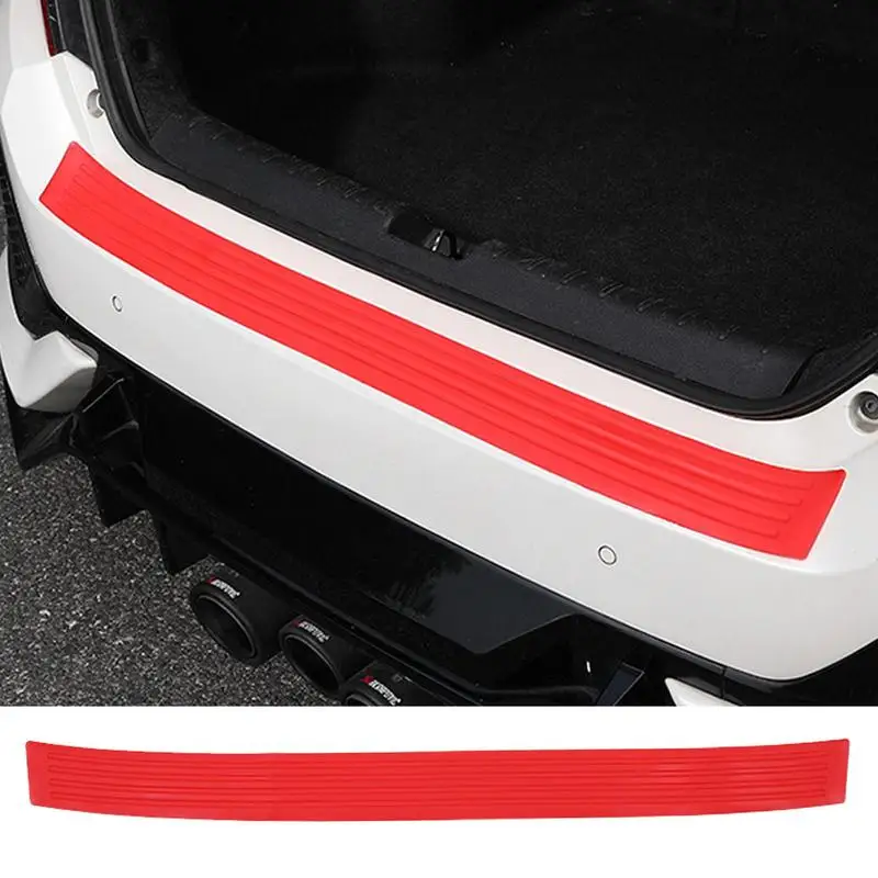 Rear Bumper Protector Mat Car Step Protector Strip Universal Automotive Door Entry Guard Car Threshold Sticker Door Sill