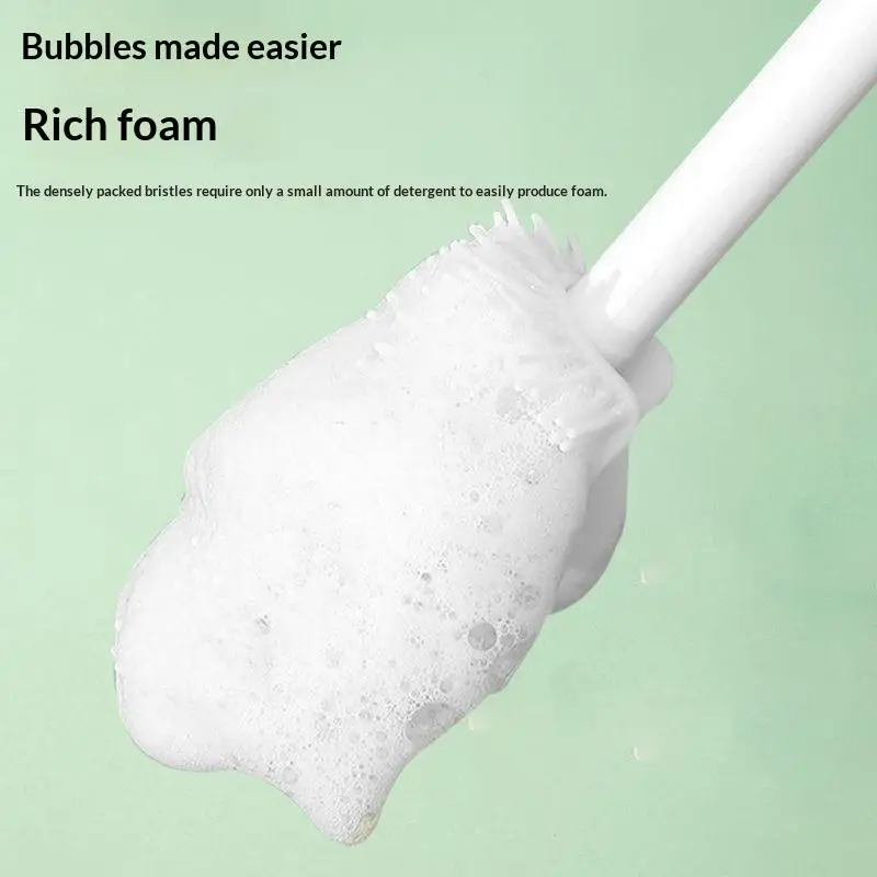 Silicone Bottle Cleaning Brush With Foldable Brush Head And 360 Degree Deep Cleaning Perfect For Baby Bottles Water Cups Home
