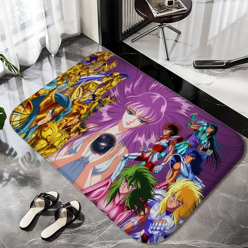 

Saint Seiya Floor Mat Printed Large Carpets Room And Bedroom Carpets Bathroom Anti Slip Door MATS Small Carpets