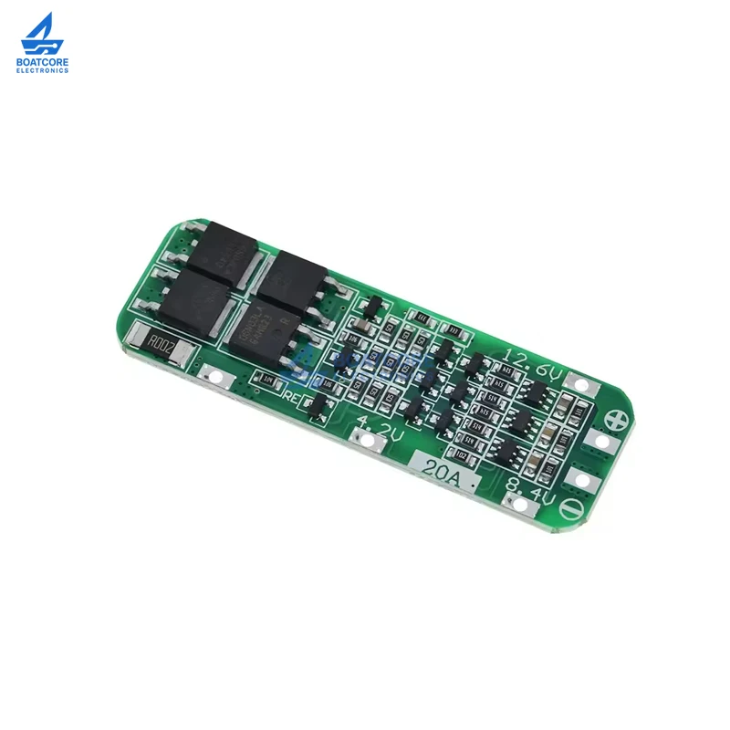 1PCS 3S 20A Li-ion Lithium Battery 18650 Charger PCB BMS Protection Board for Drill Motor Lipo Cell Module 12.6V 64x20x3.4mm