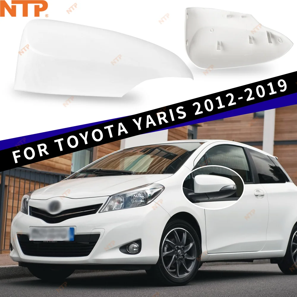 

2026 new Style Cover Rear Mirror Cap For Toyota Yaris 2012 2013 2014 2015 2016 2018 2019 Rearview Mirror Cover Car Accessories