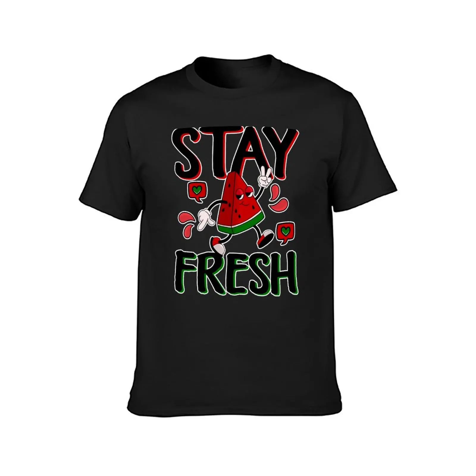 Stay Fresh. Just a Watermelon Lover Funny T-Shirt plus sizes shirts graphic tees workout shirts for men