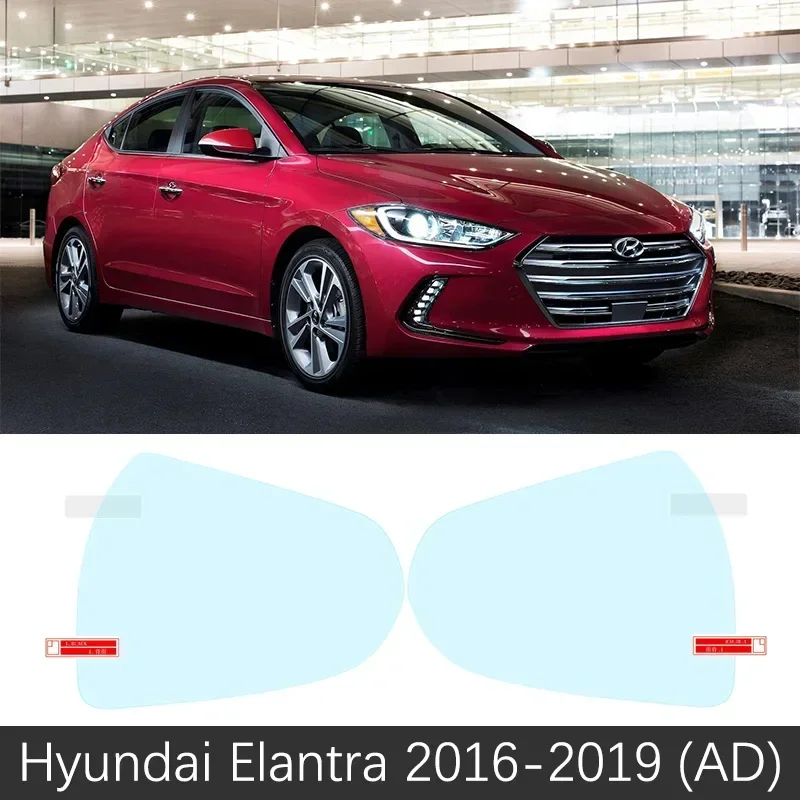 Full Cover Anti Fog Rainproof Film For Hyundai Elantra XD HD MD AD Avante i30 2001~2019 Rearview Mirror Car Stickers Accessories